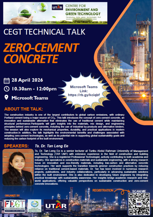 Zero-Cement Concrete poster