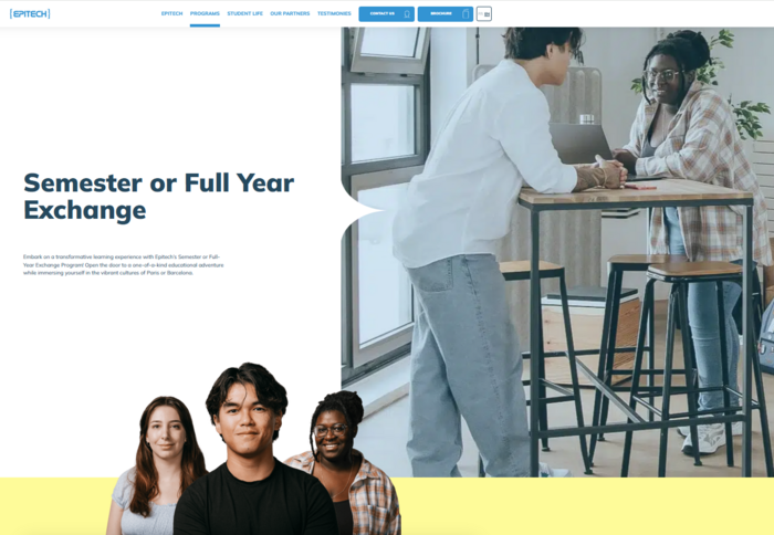 EPITECH website圖片